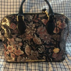 Brahmin Ink Black Bohemia Anywhere Tote Beautiful